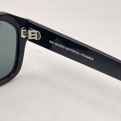 Ray Ban Corrigan Geometric Square Full Rim Sunglasses RB4397 Black/Green