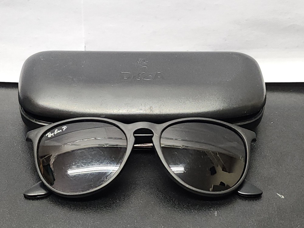 RayBan Erika RB4171 Polarized Sunglasses – Black/Gunmetal – Authentic