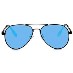 Polarized Small Aviator Sunglasses for Women Men Classic Metal Frame Mirrored…