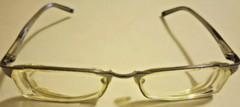 RAY BAN Full RIm Rectangular Glasses Frames 52[]16 Gun Mtl Unknown Model w/Case