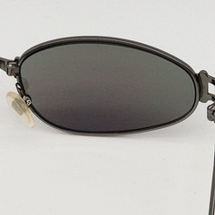 Jean Paul Gaultier JPG58 6108 Black Metal Oval Sunglasses Men Japan Auth