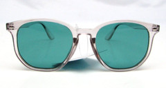 2 Pack Clear Frame Blue Lens Sunglasses FF 22 02 GRY FWG 100% UV Protection