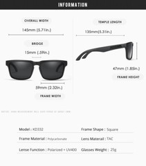 KDEAM Polarized Sports Sunglasses for Men/Women Cycling Fishing Driving Glasses