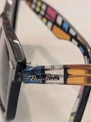 Ray-Ban RB2410 Wayfarer Special Series #6 Rare Striped Frame