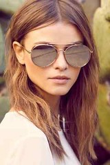 Sunglasses Mens Womens Thick Frame Oversized Round Oval Pilot Fashion Designer