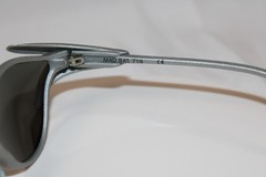 Vintage Bolle France Mad Bat 719 Polarized grey Plastic Sunglasses