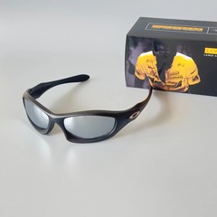 Oakley 00s Monster Dog Tech Vintage Polarized Sunglasses Matte Black Frames