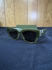 Longchamp Sunglasses Sage Rectangular LO745S 305 53-17-140 New With Case/Cloth