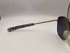 Randolph Aviator Sunglasses AF367 – 22k Satin Rose Gold & Slate Polarized 140 3P