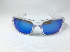 Oakley OO9096-03 FUEL CELL Matte transparent /Blue Polarized Sunglasses