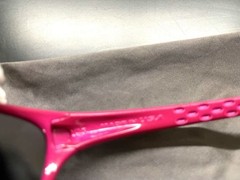 Rare OAKLEY FIVES Sunglasses Pink Frame Black Mirror Lenses Vintage Style