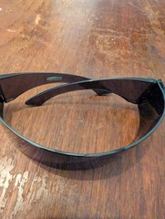 Rainbow OPTX Blue Mirror Visor Sunglasses Futuristic Cyclops Shield