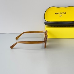 Moscot Lemtosh Wood Grain Frame Dark Grey Lens Sunglasses Handmade Unisex