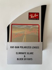 Ray Ban Sunglass Retail Counter 9×6 in Promotional Display RARE Hard To Find