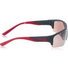 Nike Golf X2 Pro E Men’s EV0873 060 Sport Sunglasses, Magnet Grey/Challenge Red