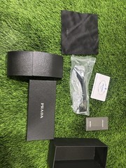 PRADA PR 09ZSF 1AB5S0 Black Grey Men’s 54mm Sunglasses