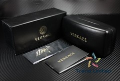 VERSACE VE2140 10006G Silver Light Grey Mirror Silver 40 mm Men’s Sunglasses