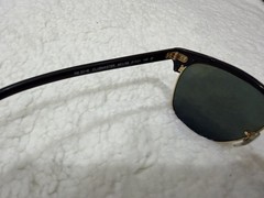 Ray-Ban RB3016 Clubmaster Polarized Sunglasses Black Gold RB3016 901/58 Italy