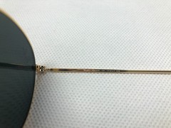 Ray-Ban RB3447 Round Metal Black Frame Gray Lens Sunglasses