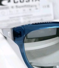 COSTA DEL MAR teal/silver mirror BIMINI polarized 580G sunglasses NEW IN BOX!