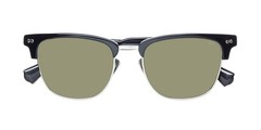 NEW JOHN VARVATOS SJV556 SUNGLASSES BROWLINE BLACK FULL-RIM BLACK MENS JAPAN