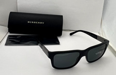 BURBERRY B4170 3001/87 57 17 140 3N GLOSS BLACK SUNGLASSES