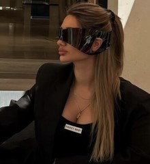 Designer Brand Futuristic Sunglasses Shield Italy Style Fashion Celebrity Luxury
