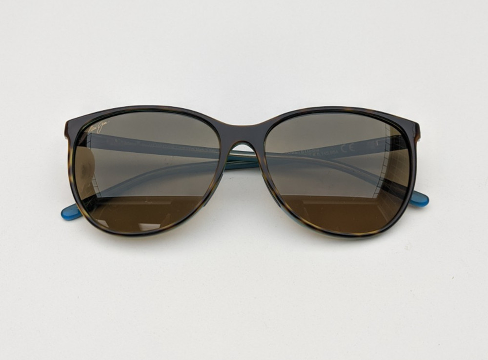 🕶️Made in Italy! Maui Jim MJ723-10P Ocean Sunglasses 57/16 135 /EUC615🕶️