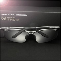 VEITHDIA Aluminum HD Polarized Sunglasses Men Driving Sports Fishing Sun Glasses