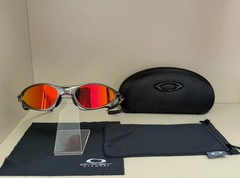 Oakley Penny Juliet X Metal Sunglasses Gray Frame Ruby Red LensIN BOX
