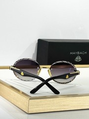 MAYBACH THE ARTIST Black Gold / Dark Gray 140mm Luxury Sunglasses New w/ Case