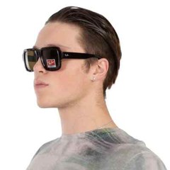 Ray Ban Ray Ban RB4408 1359/73 Magellan Sunglasses Unisex Brown Tortoise Square