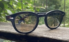 Men Brown Glass Sunglasses Women Black Glasses Johnny Depp Light Brown Sunglass