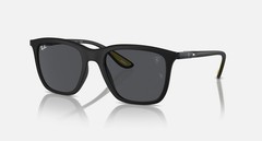 Ray-Ban RB4433M Scuderia Ferrari Matte Black/Dark Grey 54 mm Sunglasses