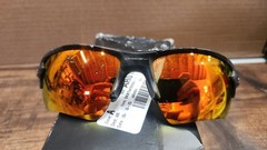 Oakley Flak 2.0 XL Prizm Red Half-Rim Black Sunglasses OO9188-86 59