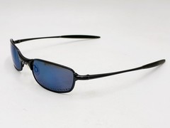 Black 2000 Oakley Square Wire 2.0 Ice Iridium Sunglasses