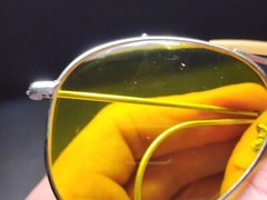 Vintage Unknown Optical Similar to American Optical Yellow Aviators