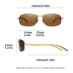 Men Women Polarized Metal Oval Sunglasses Driving Outdoor Sport Shade Glasses
