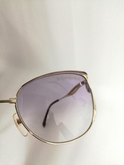 Yves Saint Laurent 31-5160 Gold Lens Purple Sunglasses