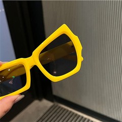 Irregular Square Sunglasses UV400 Unisex Asymmetrical Casual Party Eyewear