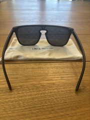 Louis Vuitton LV2330 Square Sunglasses Black Plastic Frame Gray Tinted 135mm