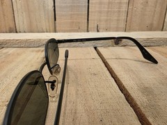 RAY BAN B&L Slimline SIDE STREET SUNGLASSES W2191 Matte Black Frame
