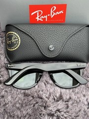 New Ray-Ban Wayfarer Black Matte RB2140 Sunglasses