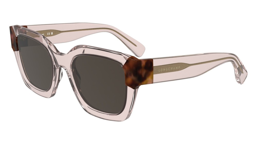LONGCHAMP LO771S transparent rose rose havana 613 Sunglasses