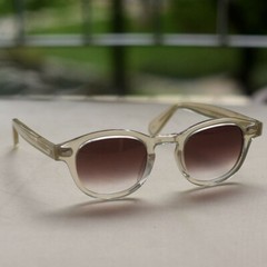 2026 Men Brown gradient sunglasses J Depp brown sunglasses Women yellow glasses