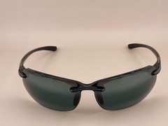 Maui Jim Sunglasses Frame Banyans MJ 412 02 Black Wrap Polarized 70-17-130mm