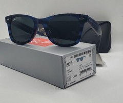 Rayban Wayfarer Rb2140 50mm Blue Striped