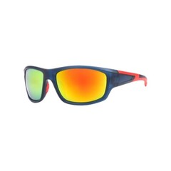 Mens Sport Wrap Sunglasses Color Mirror 4 Pairs New Assorted Frame Color Biker