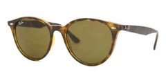 Ray-Ban Sunglasses Unisex Polished Light Havana Brown Oval 53mm 710/73