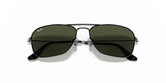 Ray-Ban Caravan Polished Gunmetal / G-15 Green 58 mm Sunglasses RB3136 004 58-15